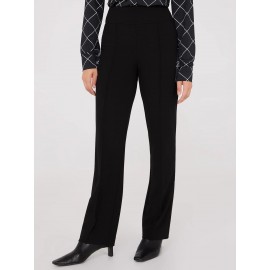 Front Pintuck Straight Leg Long Length Pants