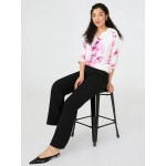 Floral Print Satin Dolman Sleeve Top