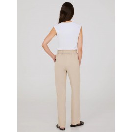 Wide-Leg Long Length Pants With Porkchop Pockets
