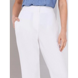 Wide-Leg Linen Pants