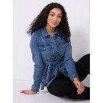 Belted Denim Jacket