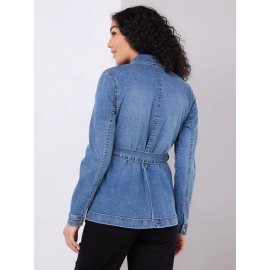 Belted Denim Jacket