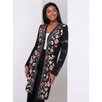 Floral Print Cardigan
