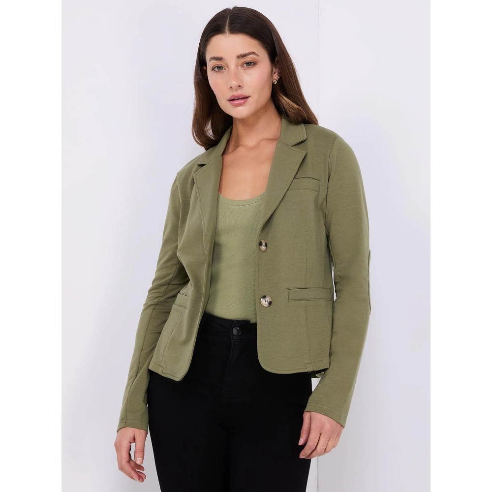 2-Button French Terry Blazer