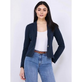 2-Button French Terry Blazer