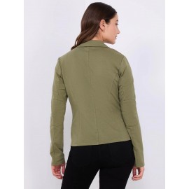 2-Button French Terry Blazer