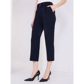 Belted Classic Rise Pull-On Pants