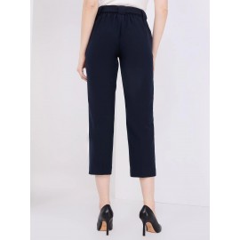 Belted Classic Rise Pull-On Pants