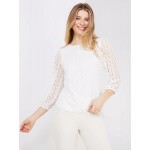 3/4 Puff Sleeve Lace Top