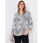 Printed Split Neck Blouse