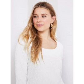 3/4 Sleeve Print Top