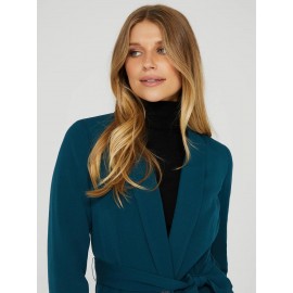 One Button Shawl Collar Blazer