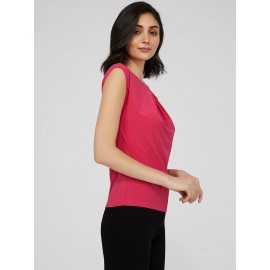 Pleated Top With Bar Detail
