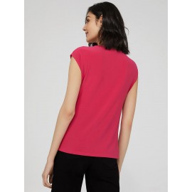 Pleated Top With Bar Detail