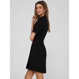 Double-Breasted Blazer Dress